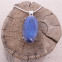Pendentif en argent et labradorite