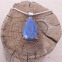 Pendentif en argent et labradorite