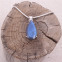 Pendentif en argent et labradorite