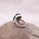 Bague en argent et labradorite