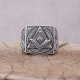 Bague en argent illuminati