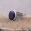 Bague en argent et pierre racine de saphir
