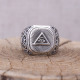 Bague en argent illuminati