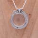 Pendentif en argent loupe