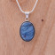 Pendentif en argent pierre labradorite