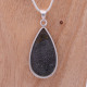 Pendentif en argent pierre de soleil