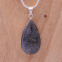 Pendentif en argent pierre de soleil