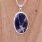 Pendentif en argent pierre Sodalite